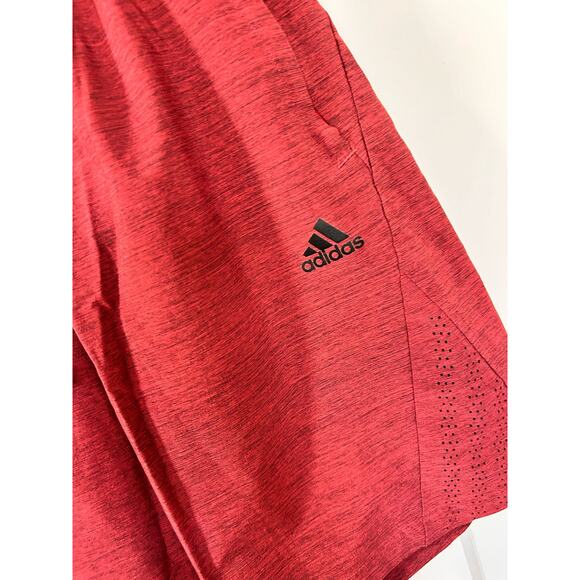 Adidas Men's GG Fresh Shorts Drawstring Athletic Activewear Gym Red Size Medium - Picture 3 of 11